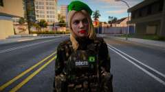 Mädchen Militär Brasilien v1 für GTA San Andreas