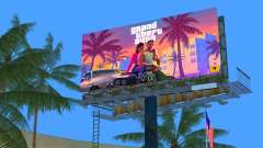 Billboard GTA 6 (GTA VI) für GTA Vice City