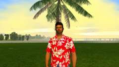 Tommy Vercetti - HD Hawaiian Red Shirt für GTA Vice City