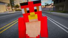 Red Bird (The Angry Birds Movie) Minecraft pour GTA San Andreas