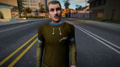 Homme moustachu dans le style KR pour GTA San Andreas