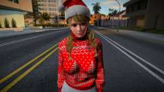 Monica - Christmas Sweater Knitted Leggings v1 pour GTA San Andreas