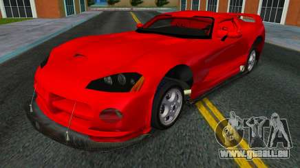 Dodge Viper Competition TT Black Revel für GTA Vice City