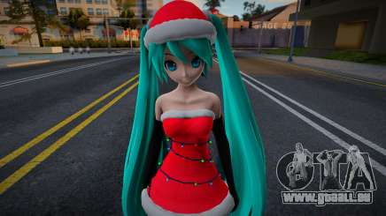 PDFT Hatsune Miku Santa v2 pour GTA San Andreas