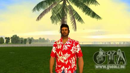 Tommy Vercetti - HD Hawaiian Red Shirt pour GTA Vice City