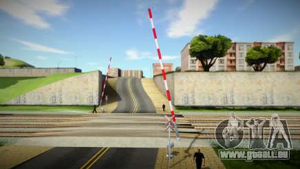 Two Tracks old barrier and without bell für GTA San Andreas