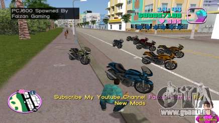 Chea Code Pour Générer Un Vélo PCJ600 Illimité pour GTA Vice City