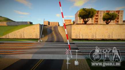 Two Tracks old barrier and with bell für GTA San Andreas