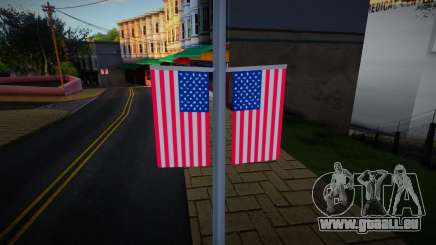 USA Flags Replace in Queens für GTA San Andreas