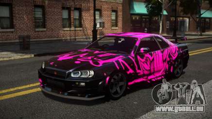 Nissan Skyline R34 R-Sport S13 für GTA 4