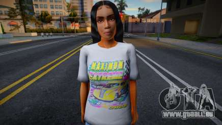 Fille en t-shirt blanc pour GTA San Andreas