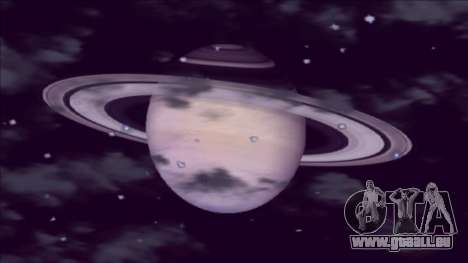 La planète Saturne au lieu de la Lune pour GTA San Andreas