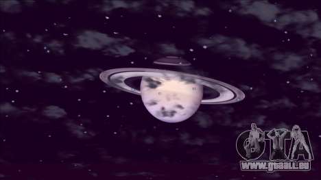 Planet Saturn statt Mond für GTA San Andreas