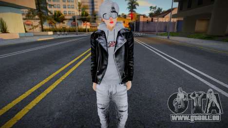 Skin Gangster White Tiger Motorcycle pour GTA San Andreas
