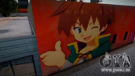 Mural Kazuma Konosuba pour GTA San Andreas