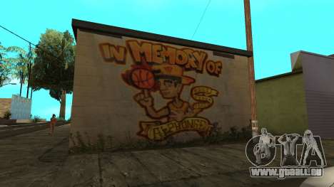 Graffiti aus GTA 5 im Bereich der Sackgasse für GTA San Andreas