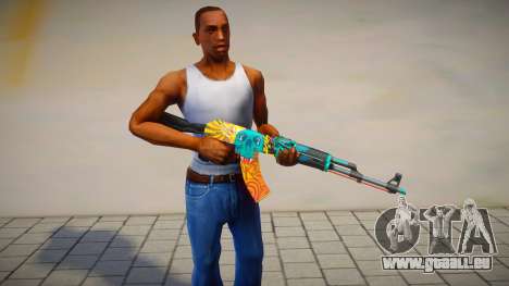 AK-47 Dragons flame pour GTA San Andreas