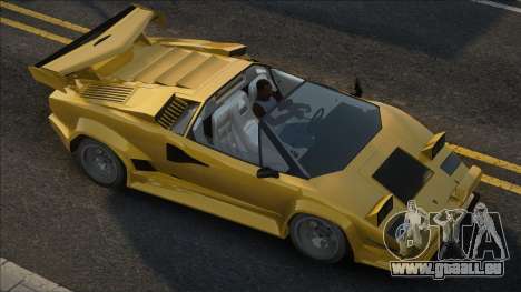 Lamborghini Countach QV [Yellow] pour GTA San Andreas