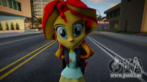 My Little Pony Sunset shimmer EQG3 Outfit für GTA San Andreas