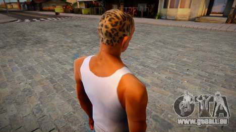 Leopard Print Hair für GTA San Andreas