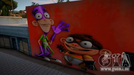 Mural Fanboy And Chum Chum für GTA San Andreas