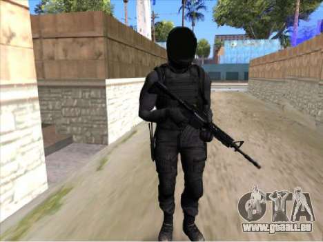 Schwarzer Soldat – Neuer Skin für GTA San Andreas