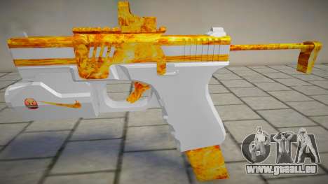 Pistol MKII White And Fire für GTA San Andreas