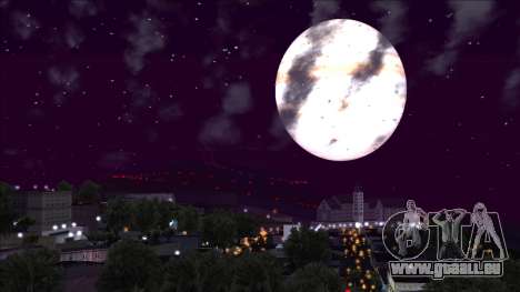 La planète Jupiter à la place de la lune pour GTA San Andreas