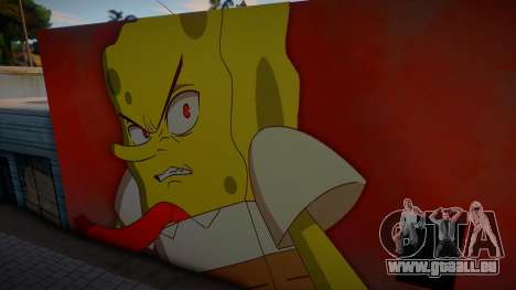 Mural Anime SpongeBob für GTA San Andreas