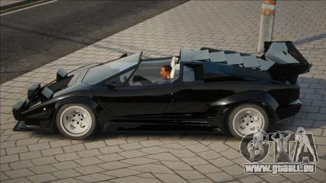 Lamborghini Countach QV [Black CCD] pour GTA San Andreas