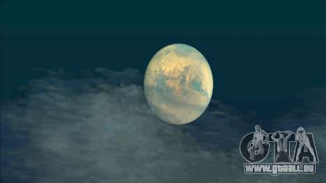 Der Planet Mars statt des Mondes für GTA San Andreas