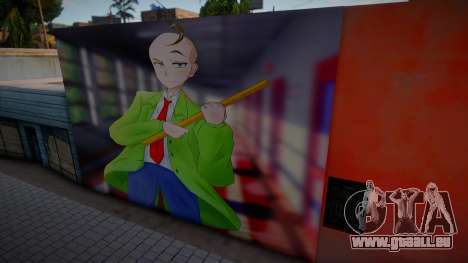 Mural Anime Baldi pour GTA San Andreas