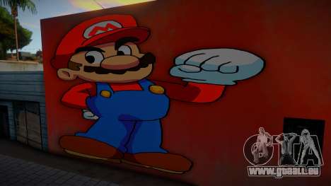 Mural Anime Mario für GTA San Andreas