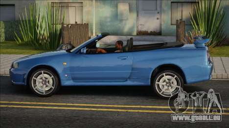 Nissan Skyline R34 Convertible pour GTA San Andreas