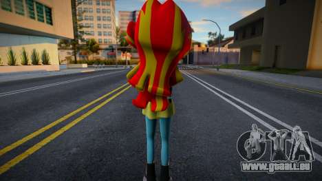 My Little Pony Sunset shimmer EQG3 Outfit pour GTA San Andreas