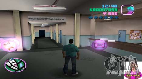 Sauvegarder le jeu dans le poste de police pour GTA Vice City