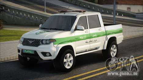 UAZ Patriot Pickup Police pour GTA San Andreas