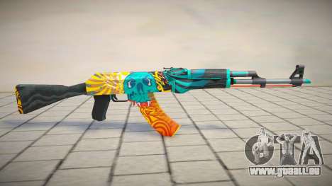 AK-47 Dragons flame pour GTA San Andreas