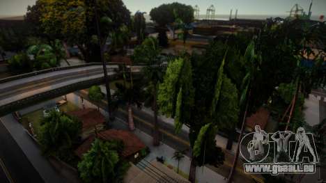 Nouvelle végétation pour la rue Grove pour GTA San Andreas