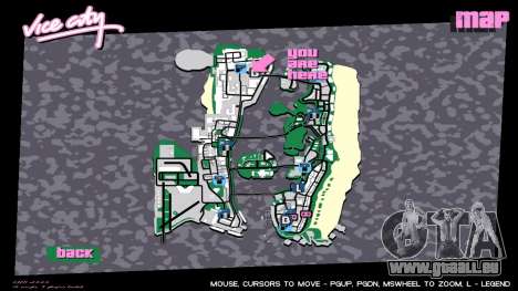 Œuf de Pâques Nouvelle planque pour GTA Vice City