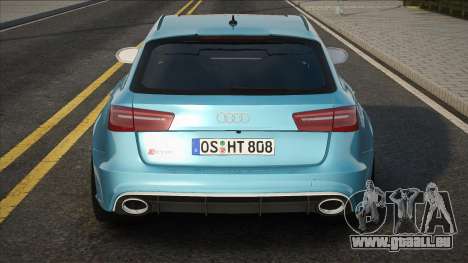 Audi RS6 Avant Quattro Blue pour GTA San Andreas