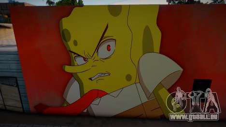 Mural Anime SpongeBob für GTA San Andreas