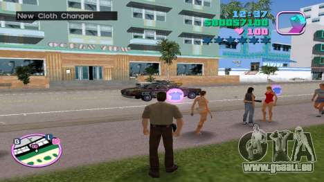 Abholung neuer Kleidung für GTA Vice City