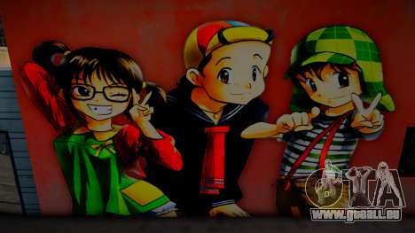 Mural Anime El Chavo für GTA San Andreas