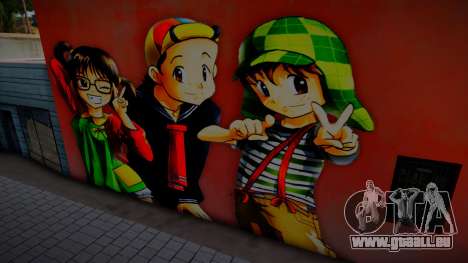 Mural Anime El Chavo für GTA San Andreas