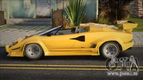 Lamborghini Countach QV [Yellow] pour GTA San Andreas