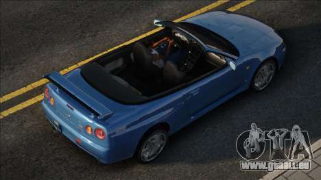 Nissan Skyline R34 Convertible für GTA San Andreas