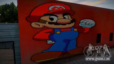 Mural Anime Mario pour GTA San Andreas