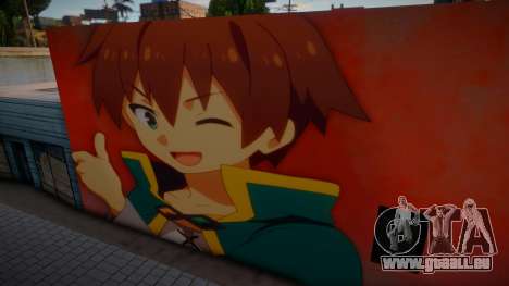 Mural Kazuma Konosuba pour GTA San Andreas