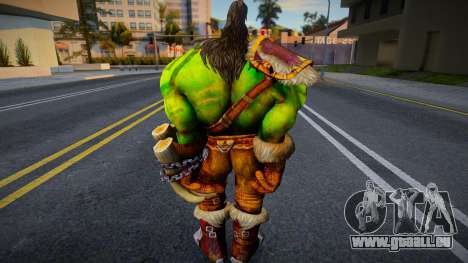 Grom Hellscream Warcraft 3 Reforged pour GTA San Andreas